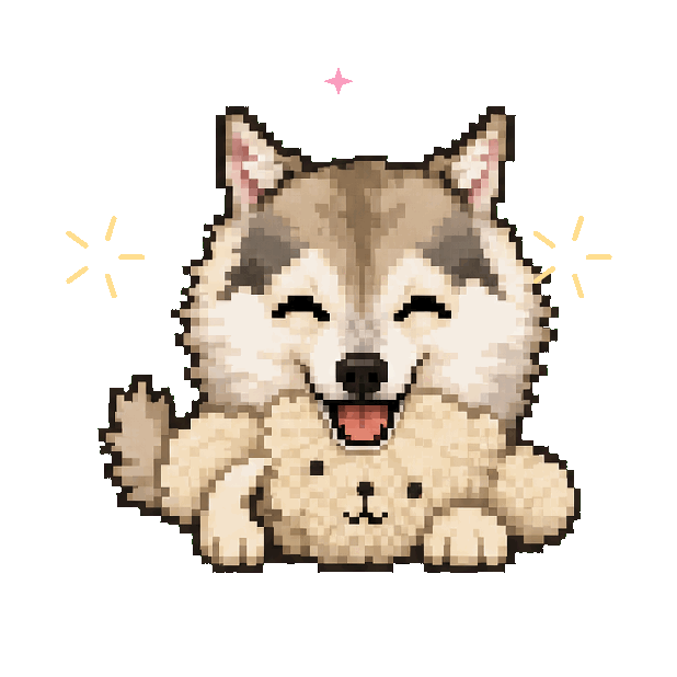 crying laughing Bailey sticker